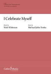 I Celebrate Myself SSATB choral sheet music cover